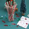 Tableware Paper Biodegradable Drinking Straws Christmas Decoration Party Supplies Bar Tools