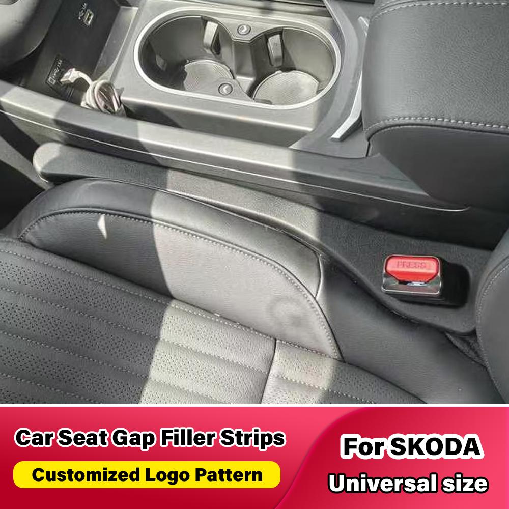Car Seat Gap Filler Strips Leak Proof Filler For Skoda Octavia A5 A7 RS Fabia 2 3 Superb Vrs Rapid Yeti Kodiaq Kamiq Scala Karoq