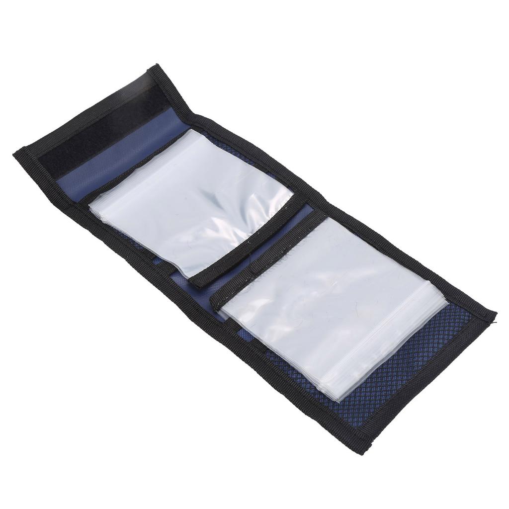 10 карманов Кошелек-чехол для нахлыстовой рыбалки для хранения поводкового материала Сумка Аксессуары для нахлыстовой рыбалки