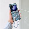 Применимо к чехлу для мобильного телефона Samsung ZFlip6 плетеный узор Xiaoxiang zflip5 складной экран браслет противоударный всесторонний защитный чехол