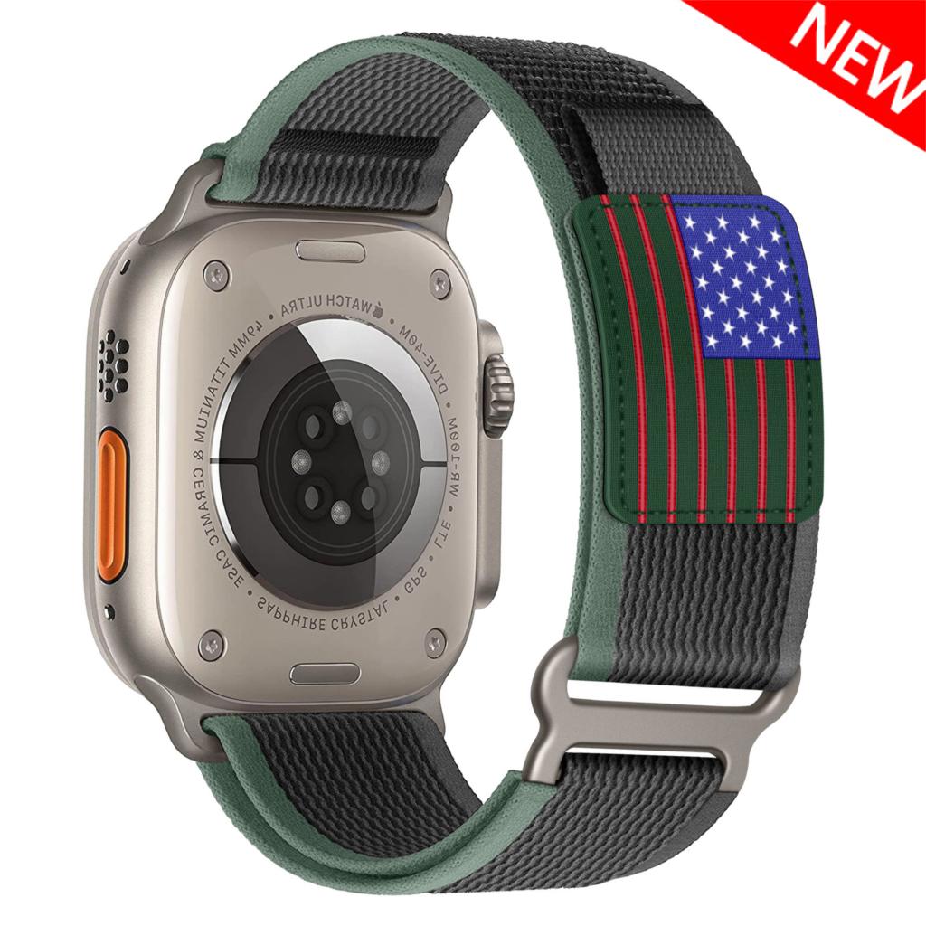 Ремешок Trail loop для Apple Watch Bands 49мм 44мм 40мм 41мм 45мм 42мм 46мм correa bracelet iWatch series 7 se 8 9 10 11 Ultra2 3