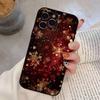 Красивый чехол для телефона со снежинками для iPhone 17, 16, 15, 14, 13, 12, 11 Plus, Pro Max, Другие Мягкий Черный Чехол