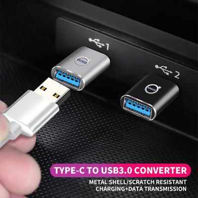 Кабель-адаптер Type-C на USB для зарядки автомобилей Volvo XC-Classic V60 V40 XC90 S60 XC60 V70 S90 XC40 V90 C40 S40 S80L