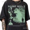 Ретро футболка в стиле бутлег 90-х Silent Hill 2 Джеймс Сандерленд Топ хоррор игра чистый хлопок свободный крой унисекс модный повседневный топ