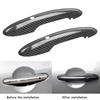 F54 F55 F56 F57 F60 Covers Carbon Fiber Black Carbon Fiber Door Handles High Universality Fitment Car Aesthetics