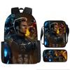 Набор рюкзака с принтом Мстителей Ткань Оксфорд Пенал Школьные принадлежности