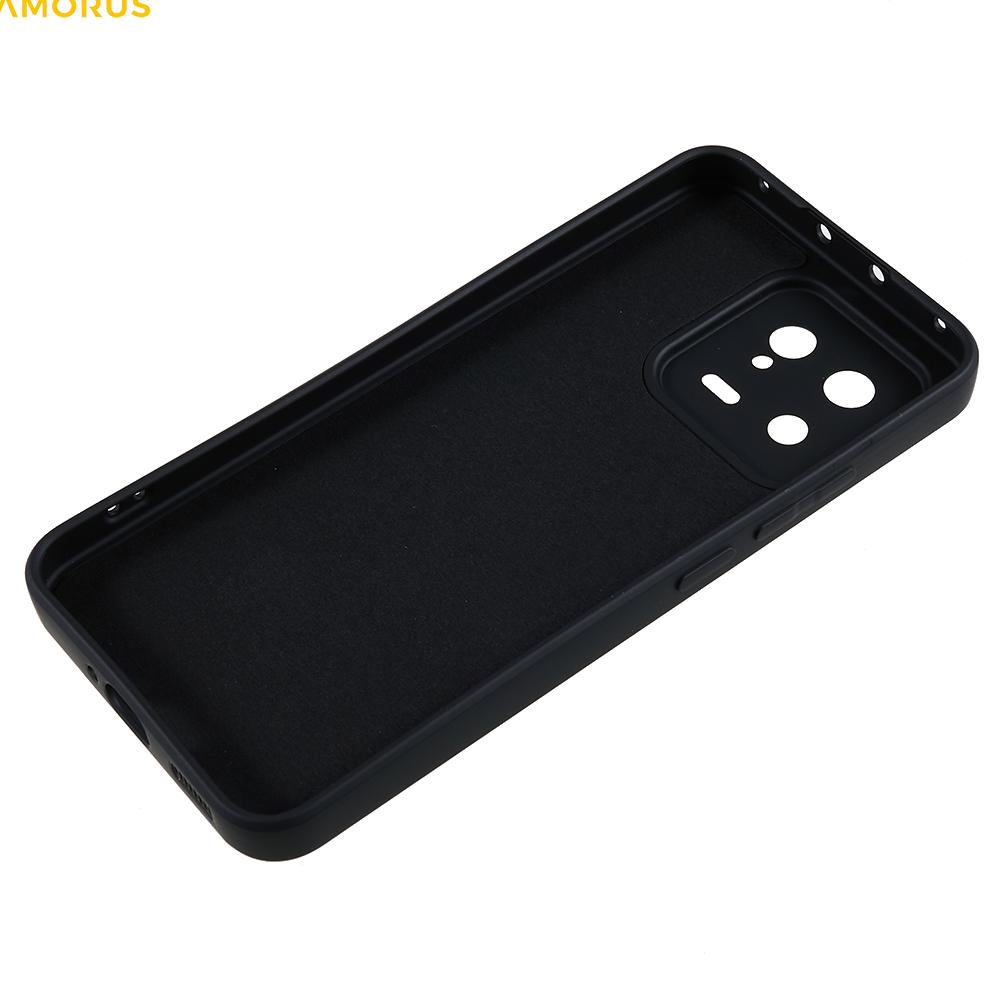 For Xiaomi 13 Case Precise Cutouts TPU Fiber Lining Shockproof Phone Cover