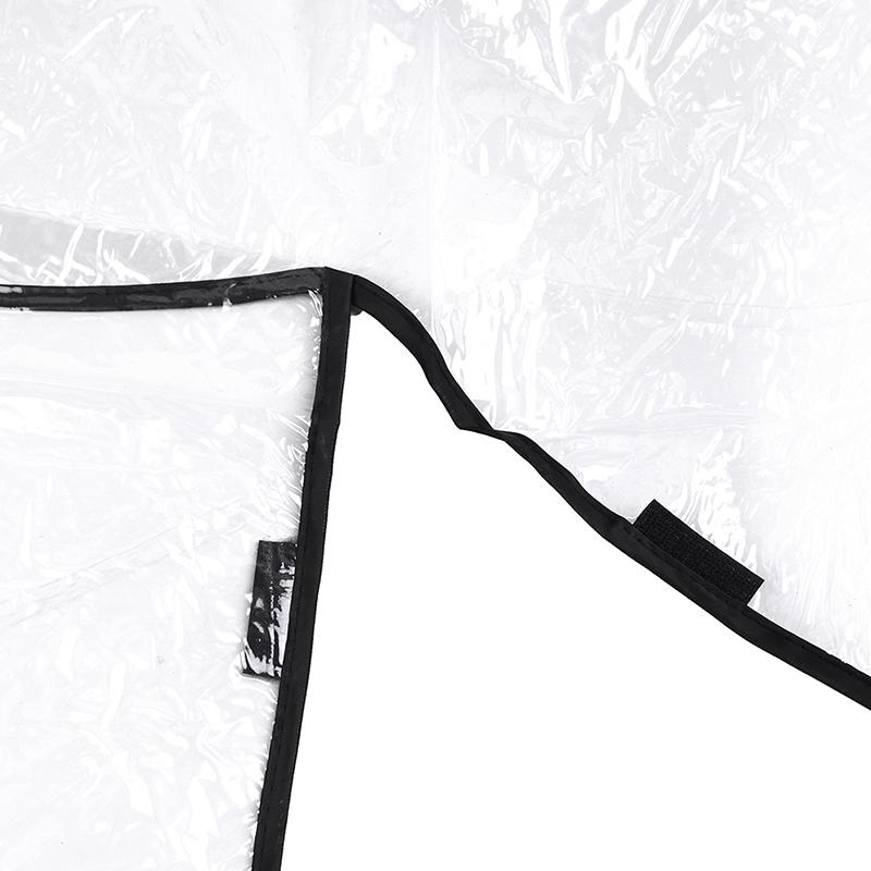 Универсальный дождевик для коляски, детский автомобильный дождевик, защита от ветра и солнца, прозрачный дышащий зонт на колесиках, дождевик, аксессуары