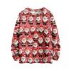 Women's Fashion Casual Long Sleeve Christmas Printed Round Neck Knitted Top