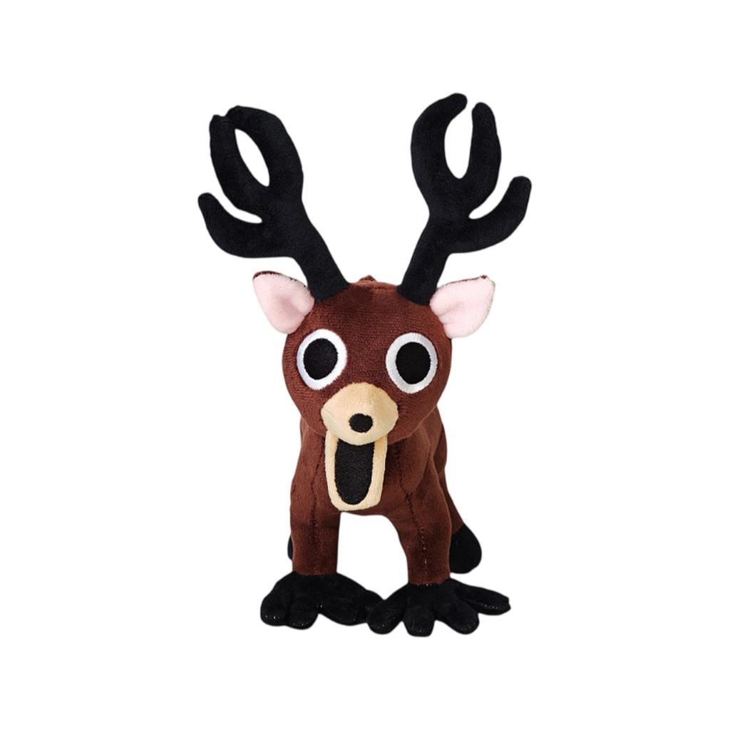Horror Game Surrounding Elk Doll Prone Elk Plush Toy