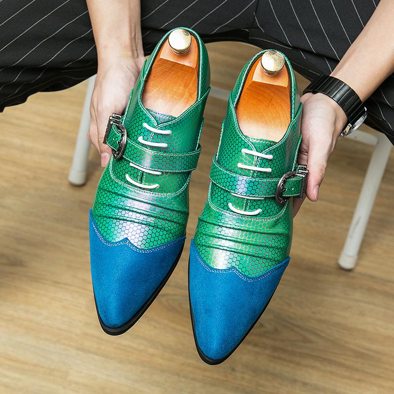 Брендовые модные мужские остроконечные вельветовые туфли с металлической цепочкой, повседневные туфли-оксфорды, формальные свадебные выпускные платья, выпускной вечер, Zapatillas Hombre