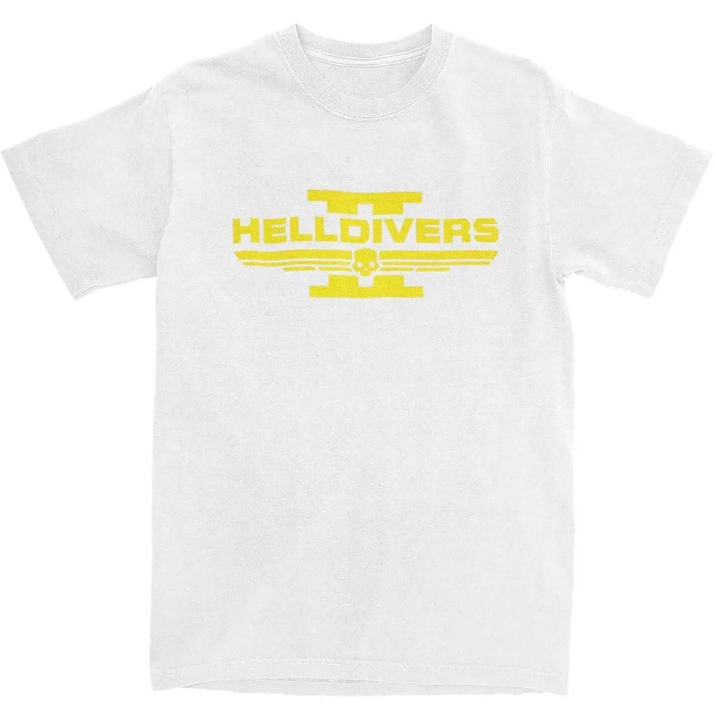 Видеоигра Helldivers 2 для унисекс футболка унисекс одежда винтажные футболки футболка 100% хлопок всесезонная одежда унисекс