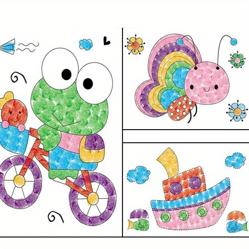 Рисование пальцами каракули нетоксичный акварельный набор для творчества DIY игровые инструменты аксессуары ручная цветная живопись