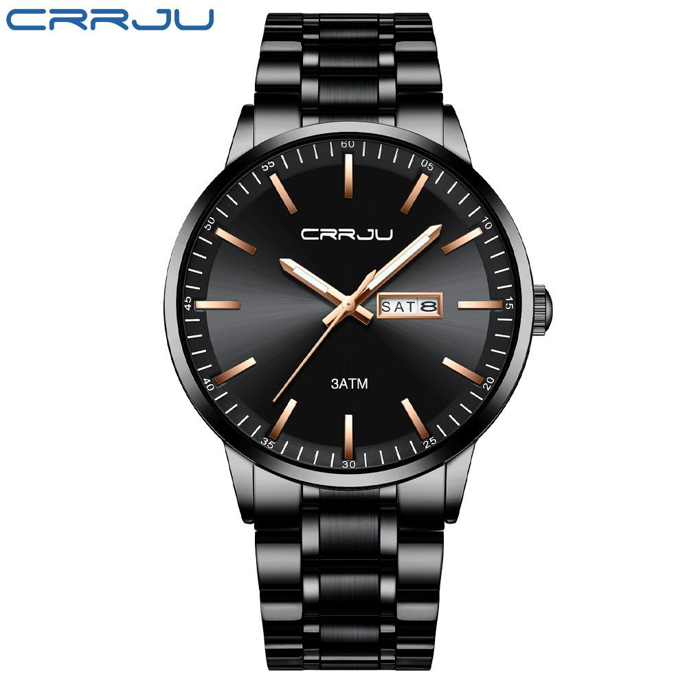 CRRJU-2193 Men's Watch Casual Business Fashion Personality Watch Men's Watch Student Watch Simple Calendar