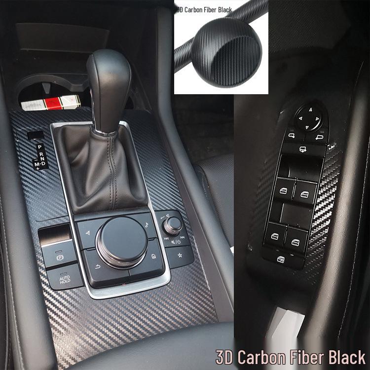 Interior Stickers & Shift Lever Console Wrap for 20 Mazda 3 Next Gen Models