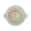 Lot de 10 Spots LED encastrables 3en1 rond Alu 7W IP20