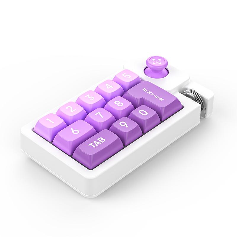12-клавишная индивидуальная программируемая макрокоманда с полностью горячей заменой механического переключателя RGB-подсветка Numpad игровая мини-клавиатура для Mac Win