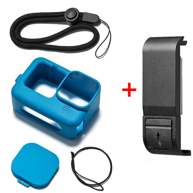 Replacement Side Door for GoPro Hero 12/11/10/9 Black Dustproof Pass Through Battery Cover Port Repair Part Camera Accessories