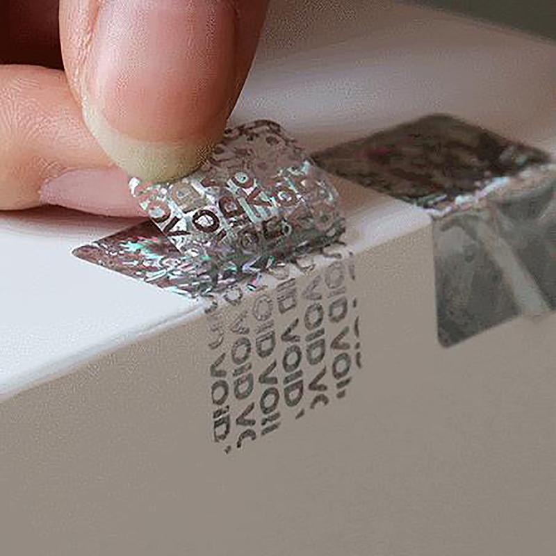 50 шт. Наклейка с защитой от гарантии, защитная пломба, хрупкая бумага, защита от несанкционированного доступа, гарантия, аннулирование, наклейки, самоклеящаяся этикетка