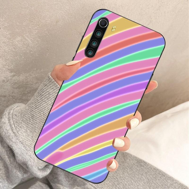 Красочный чехол для телефона с радужным рисунком для Xiaomi Redmi Note 11 10 9T 8 7 Pro Redmi 10 9 9A 9C 8 7 6, мягкий черный чехол для телефона