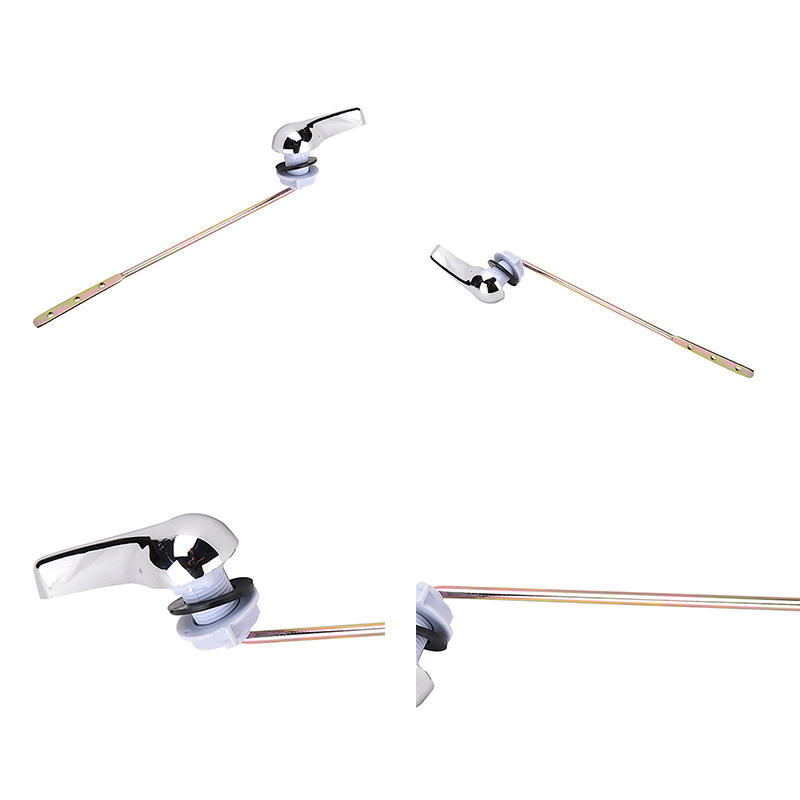 Universal Toilet Tank Flush Lever Chrome Toilet Wrench Handle Fits Most Toilet