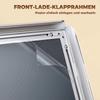 Info Stand DIN A3 Height-Adjustable Poster Stand Floor-Standing with Robust Base for Horizontal & Vertical