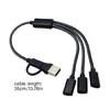 USB + Type C к OTG Многопортовые хабы Кабель-разветвитель для планшета, мыши, клавиатур, USB Type C адаптеры, конвертеры