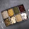 8 Grids Aluminium Alloy Seasoning Box Condiment Storage Containers Spice Jar Kitchen Utensils Seasoning Jar Spice Jar Spice Box