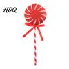 Прочные принадлежности для праздничной вечеринки Рождественские украшения-леденцы Декор в виде красно-белых спиральных леденцов с коммерческим