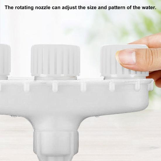 1 компл. садовый спринклер с несколькими головками, распылительная насадка для растений и цветов, регулируемый опрыскиватель для мытья автомобиля для дома