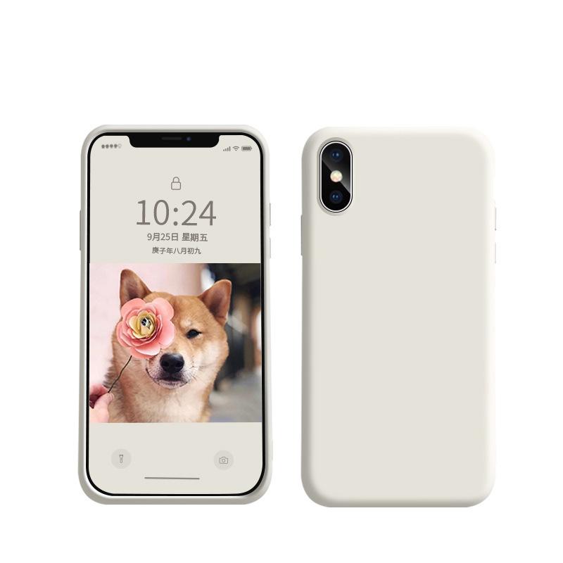 Подходит для чехла на мобильный телефон Apple X, чехла на мобильный телефон iPhonexsmax, XR, противоударного, ультратонкого, из твердого силикона, 11, прозрачного белого, xs