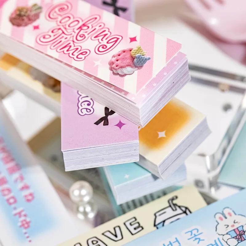 50 шт. шикарные наклейки для журнала-скрапбукинга Kawaii Cartoon Kitten Puppy Cake Series канцелярские наклейки DIY Decor наклейка для багажа