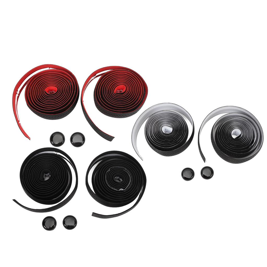 Рулевая лента Силиконовая рукоятка Велосипедные ручки Обертывания Нескользящие Впитывающие Пот Устойчивые к Грязи Намотка S