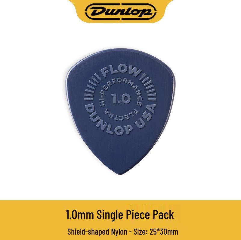 Dunlop 541R FLOW Electric Guitar Pick: Nylon Non-slip, Wear-resistant for Speed Picking & Strumming.