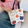 Мультяшная мода INS Стиль пикник сумки школьная сумка женская сумка сумки-мессенджеры холщовая сумка