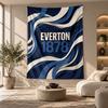 Decorative Tapestry,Everton Football Printed Wall Art, Lightweight Wall Hanging For Bedroom Background