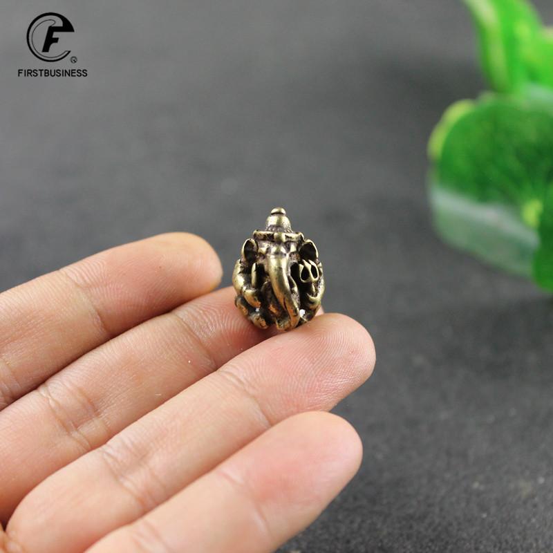 МИНИ статуэтка Лорда Ганеши Будды Скульптуры Слонобога Ганеши Фигурки Чистая Медь Домашний Сад Будда Декор Модель Подарок