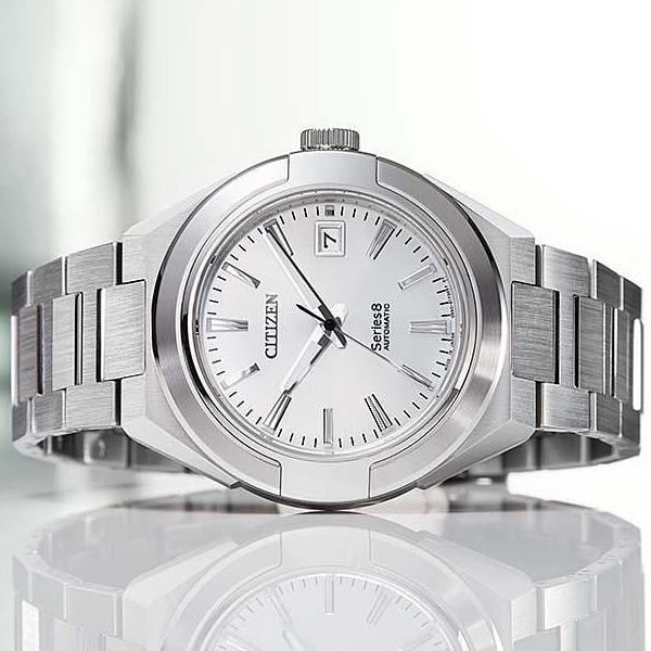 Citizen Men's NA1000-88A ( Watch Series 8 Mechanical 870 Mechanical) Round Watch Silver Stainless