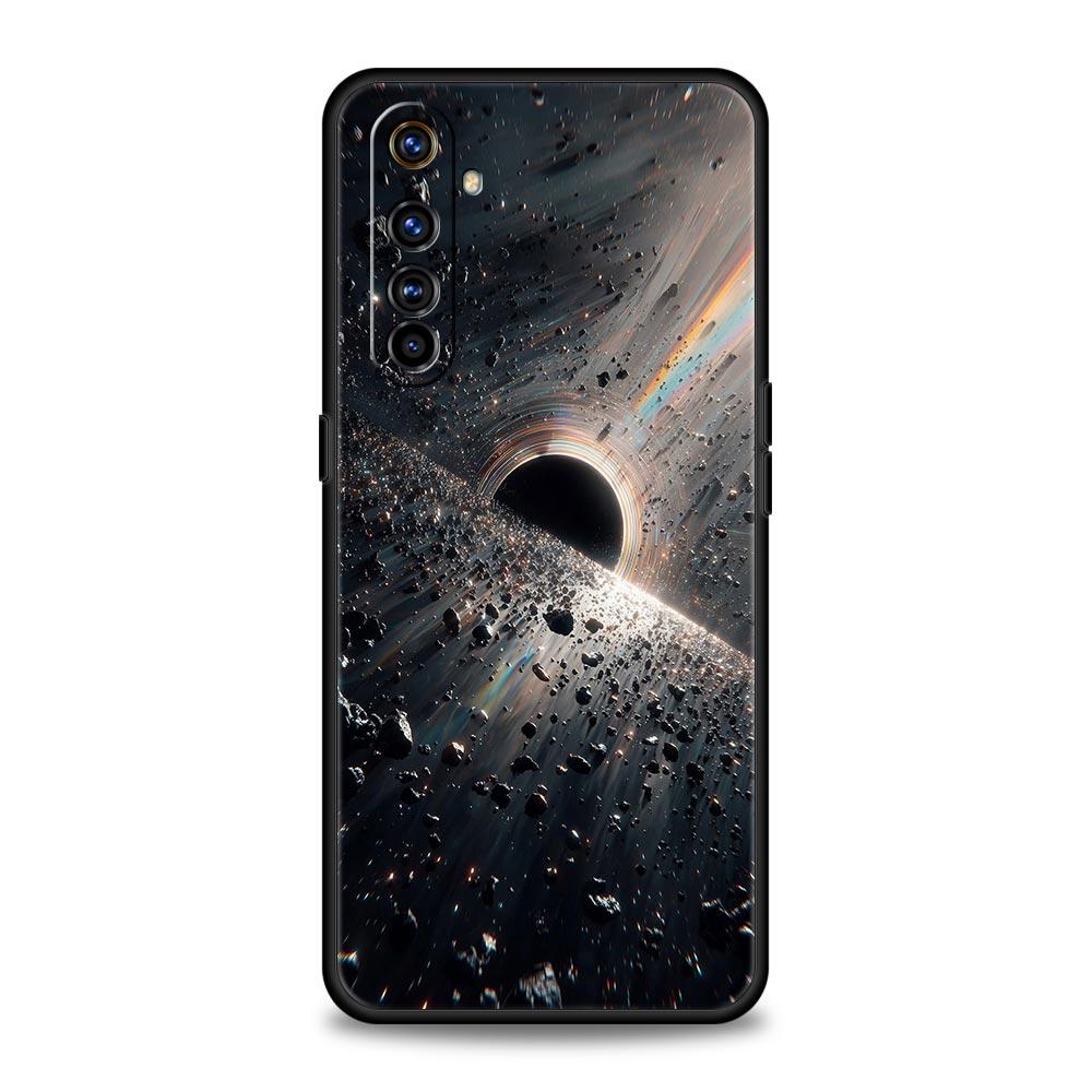 Universe Starry Sky Moon Case For Realme C67 C63 C55 C53 C35 C25 C21 GT 2 3 5 6 10 11 12 13 Pro Plus 5G Soft TPU Phone Cover Bag