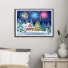 5D DIY Diamond Painting Fireworks Cross Stitch Kit Mosaic Diamond Embroidery Full Round Square Drill Home Decoration