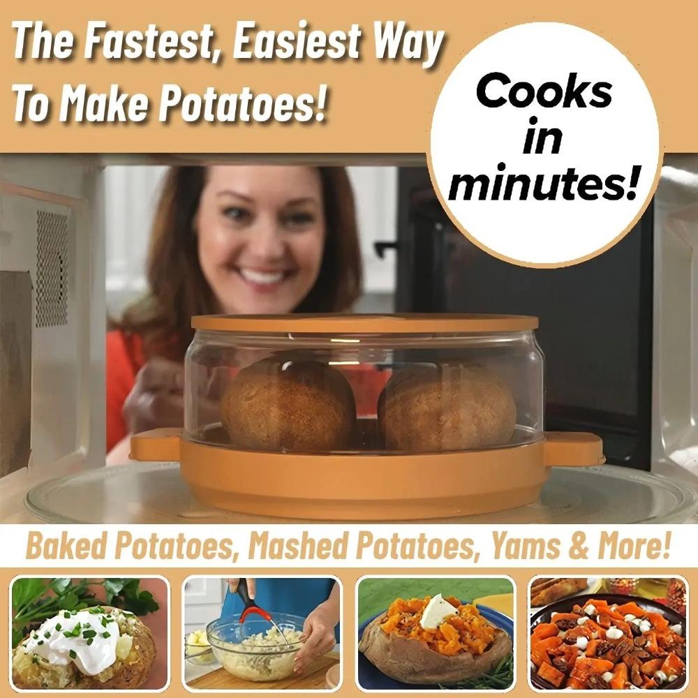 Reusable Bacon Potato Box Baking Container Potato Cooker Cookware Potatoes Bake Steamer Home