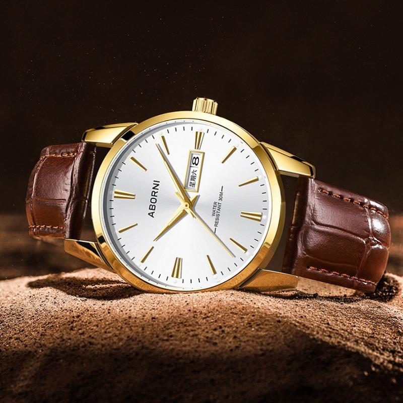 Часы ABORNI Кварцевые часы Деловые водонепроницаемые женские часы