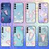 Чехол для телефона Axolotl Yura Inaho Для Samsung Galaxy A73,A72,A71,A70,A52,A51 Другие Мягкий Черный Чехол