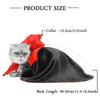 Pet Cat Halloween Vampire Cape Cloak Soft Comfortable Lightweight Cosplay Outfit Costumes Pet