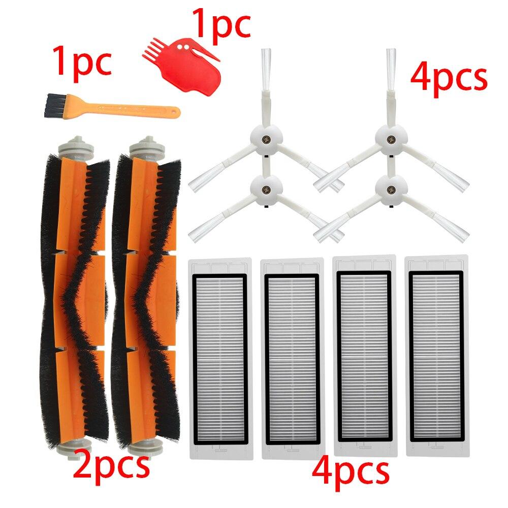 Основная щетка, боковая щетка, HEPA-фильтр, подходит для пылесоса xiaomi 2 roborock s50, фильтры для запчастей xiaomi roborock Mi Robot