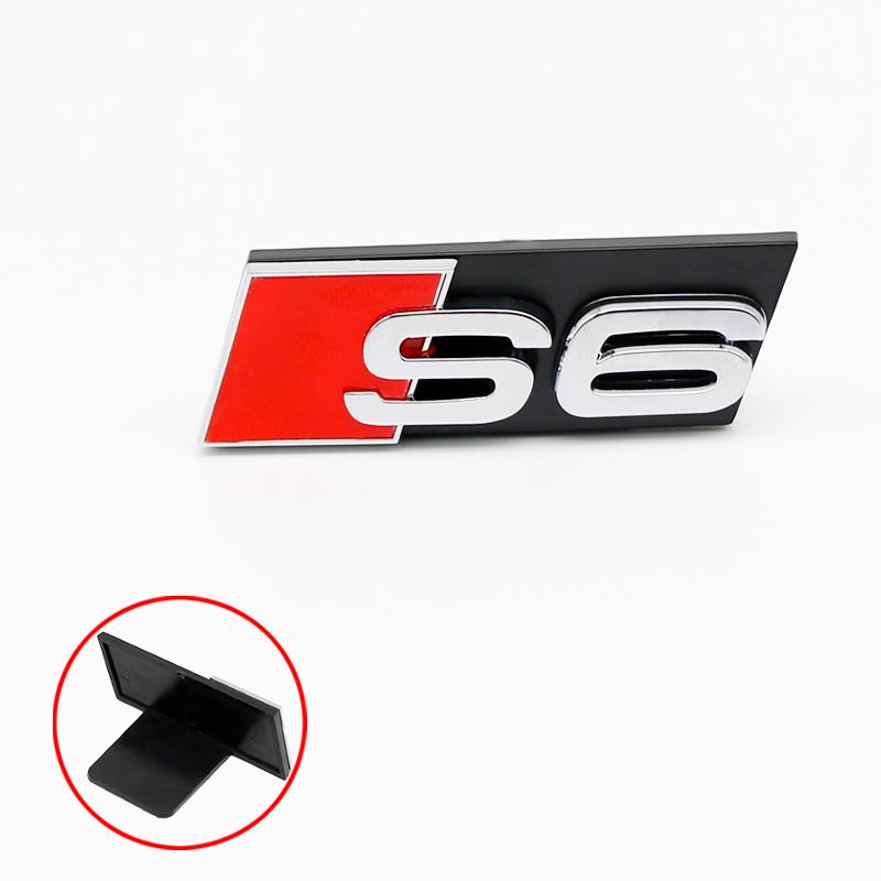 f2 S Series Emblem ABS Front Grille Auto Accessories Silver For f2 Sline S3 S4 S5 S6 S7 S8 W12 V6 V8 RS7 RS8 SQ3 SQ5 SQ7 SQ8