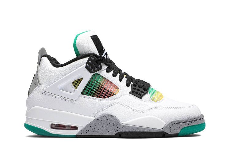 Jordan 4 Ретро Светло-зеленый Раста (Женский)