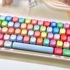 Набор колпачков для клавиш Gummy Bear на 133 клавиши, профиль MOA PBT, пятисторонняя термосублимационная печать, непрозрачные индивидуальные колпачки для механической клавиатуры