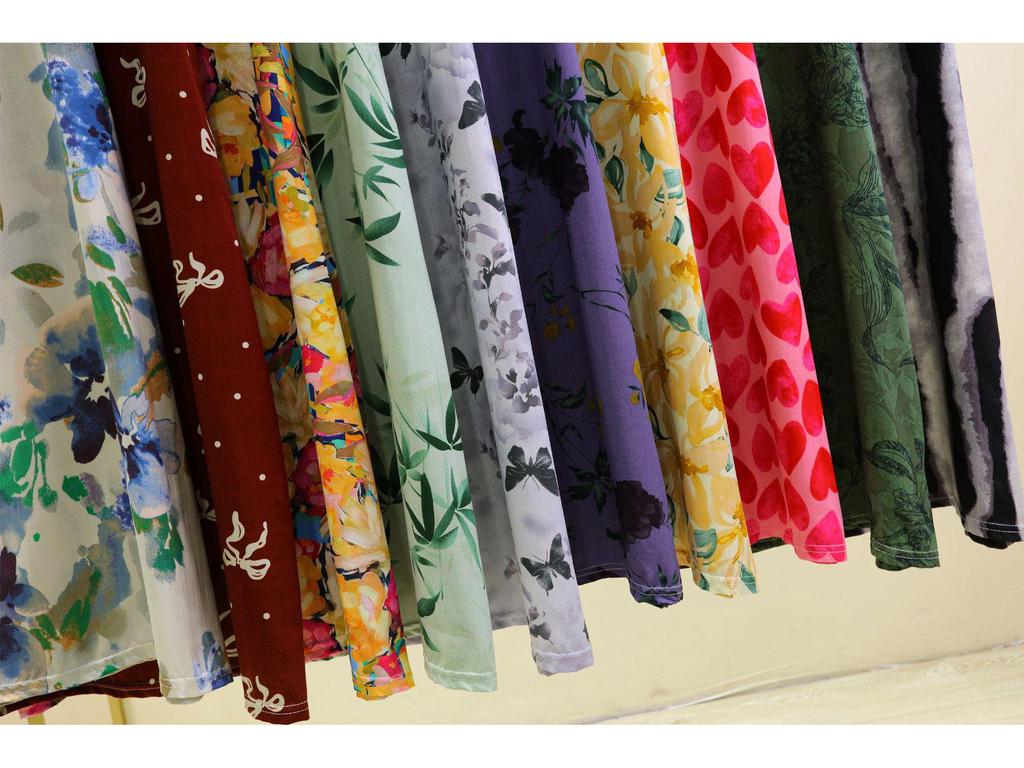 Женское летнее платье миди с цветочным принтом: Идеально для прохладной весны и отпускной одежды