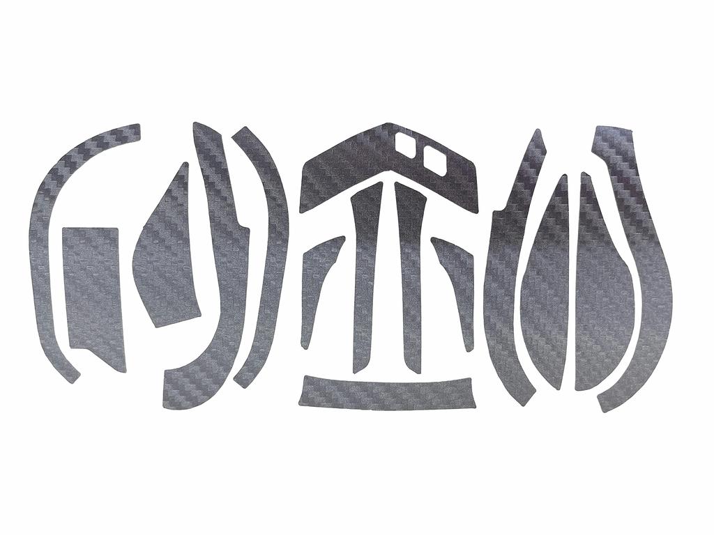 CUSTOM YOROI 21 Gekkabijin AIRTW Custom Scratch Baitcasting Reel Customization SEAT.JP Decal, Protection, (Silver, Left-Handed)